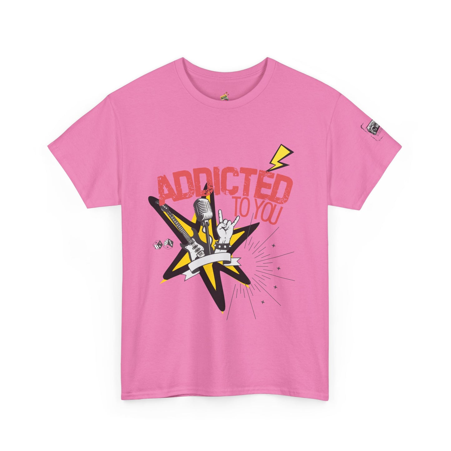 "Addicted to You" – Sad Songs & Soft Cotton Tee | Casual Graphic Tee, Gift for Music Lovers, Trendy Streetwear, Comfortable Everyday Wear, [...] - Mixtape Hearts