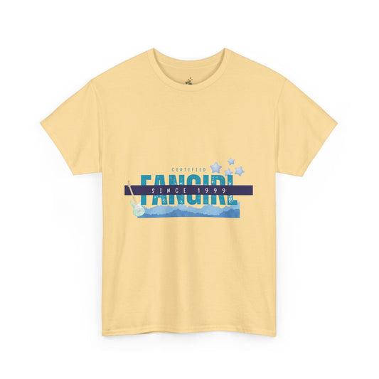 Certified Fangirl Since 1999 – Retro Pop Music Tee, Casual Tee, Graphic T-Shirt, Gift for Fans, Summer Wear, Everyday Comfort - Mixtape Hearts