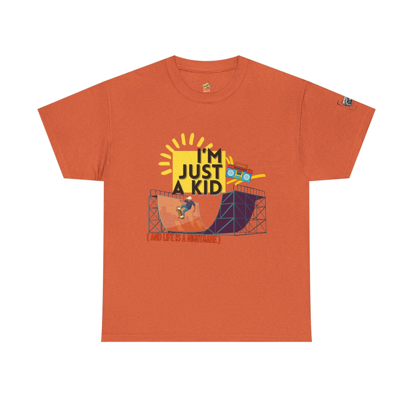 “I’m Just a Kid” – 90s Pop Punk Throwback Tee - Perfect for Concerts, Parties, Casual Wear, Outdoor Activities, Gifts - Mixtape Hearts