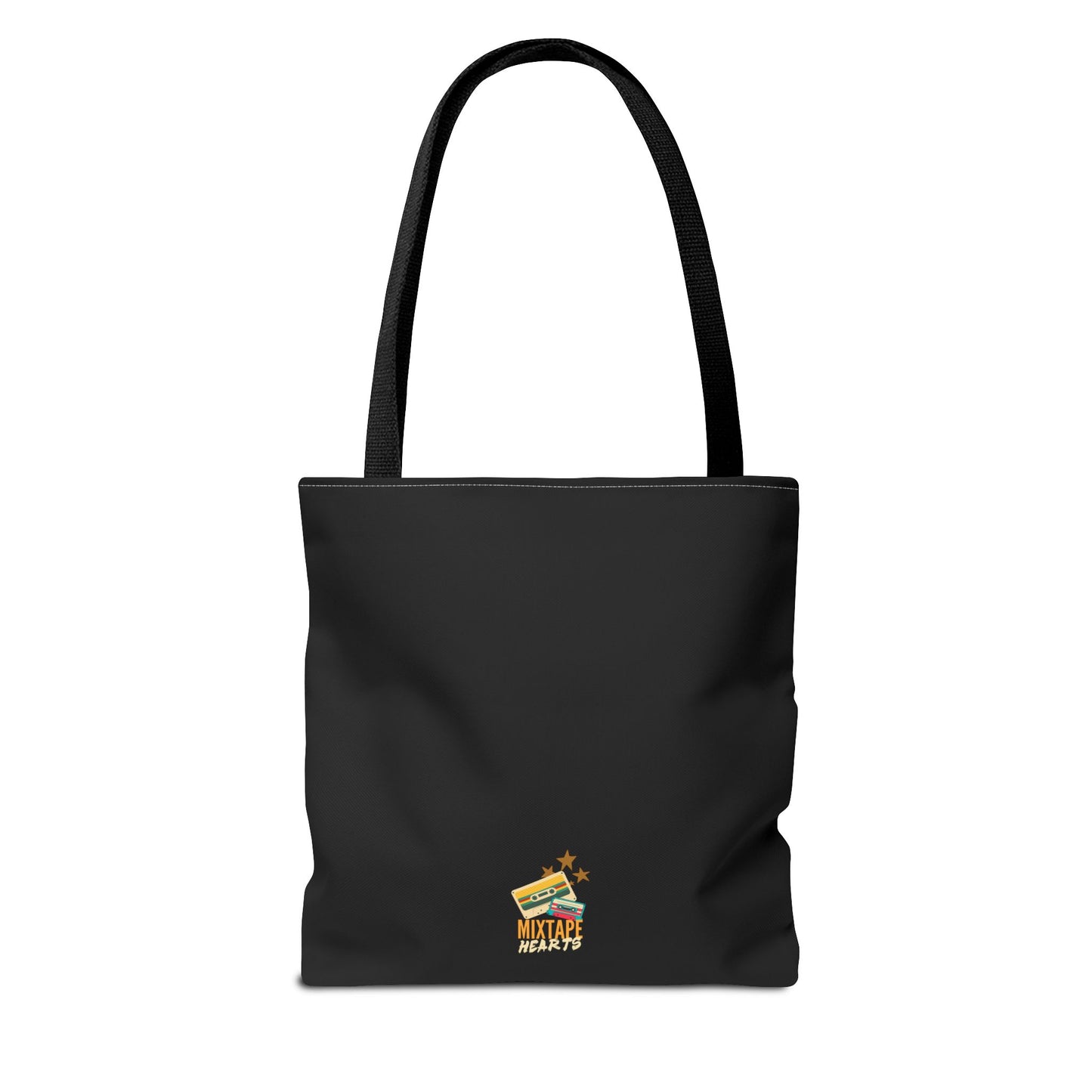 "Addicted to You" – Emotional Baggage Carry-All Tote, Music Lover Gift, Rock & Roll Style, Concert Tote, Gift for Him/Her, Festival Essentials - Mixtape Hearts