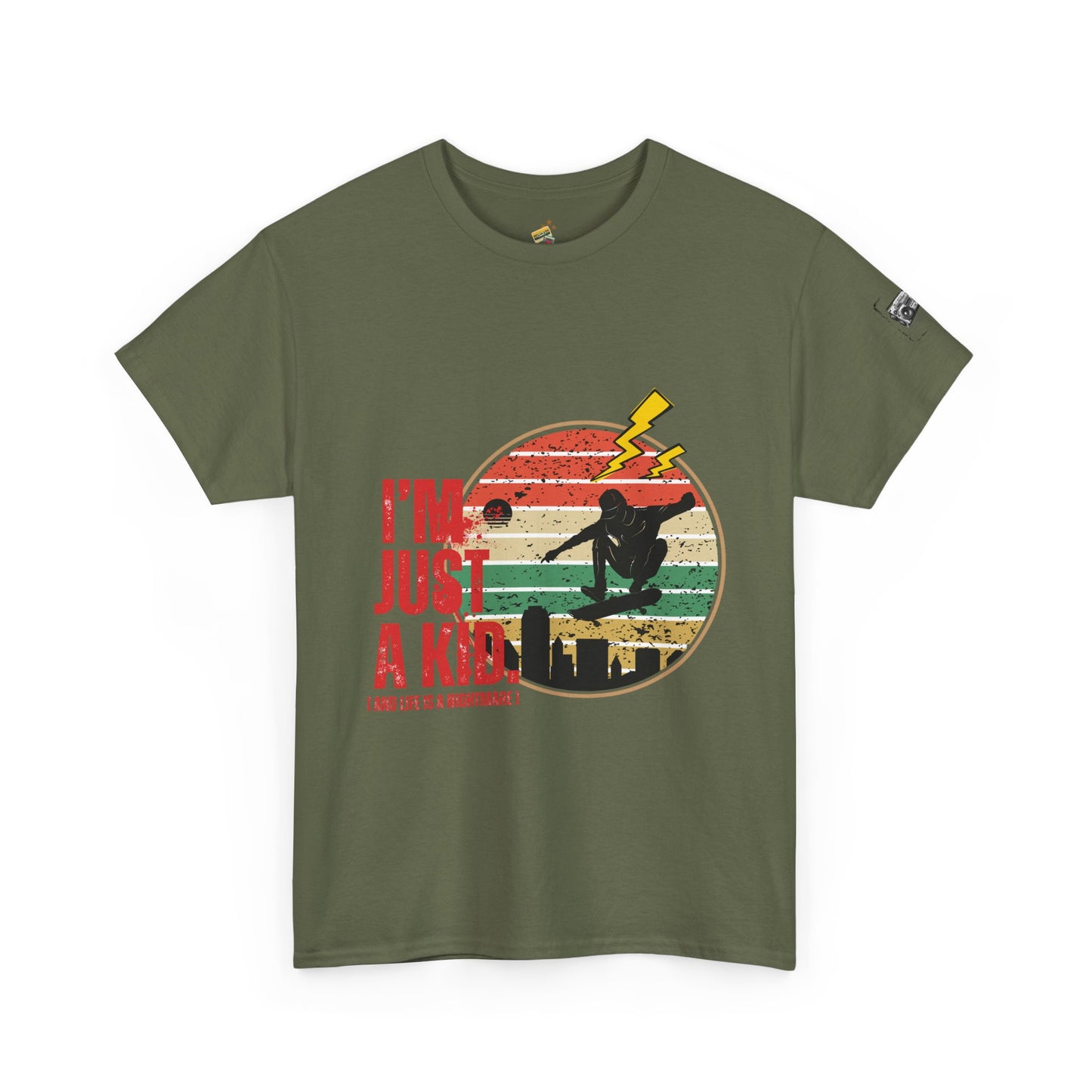 I’m Just a Kid T-Shirt – 2000s Pop Punk Graphic Tee Inspired by Simple Plan, Unisex Cotton T-Shirt, Gift for Young Explorers, Playful Design for All Ages - Mixtape Hearts