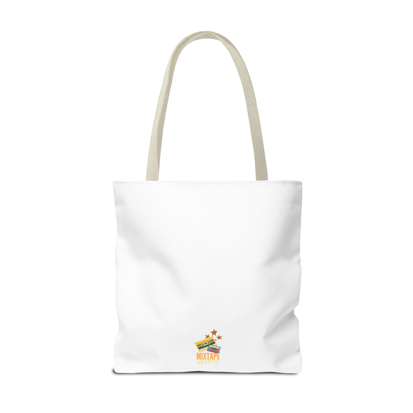 Too Many Posters, Not Enough Wall – Fangirl Era Tote Bag - AOP, Fun and Stylish, Perfect for Music Lovers, Gift for Friends, Everyday Use, Beach Bag, Eco-Friendly - Mixtape Hearts