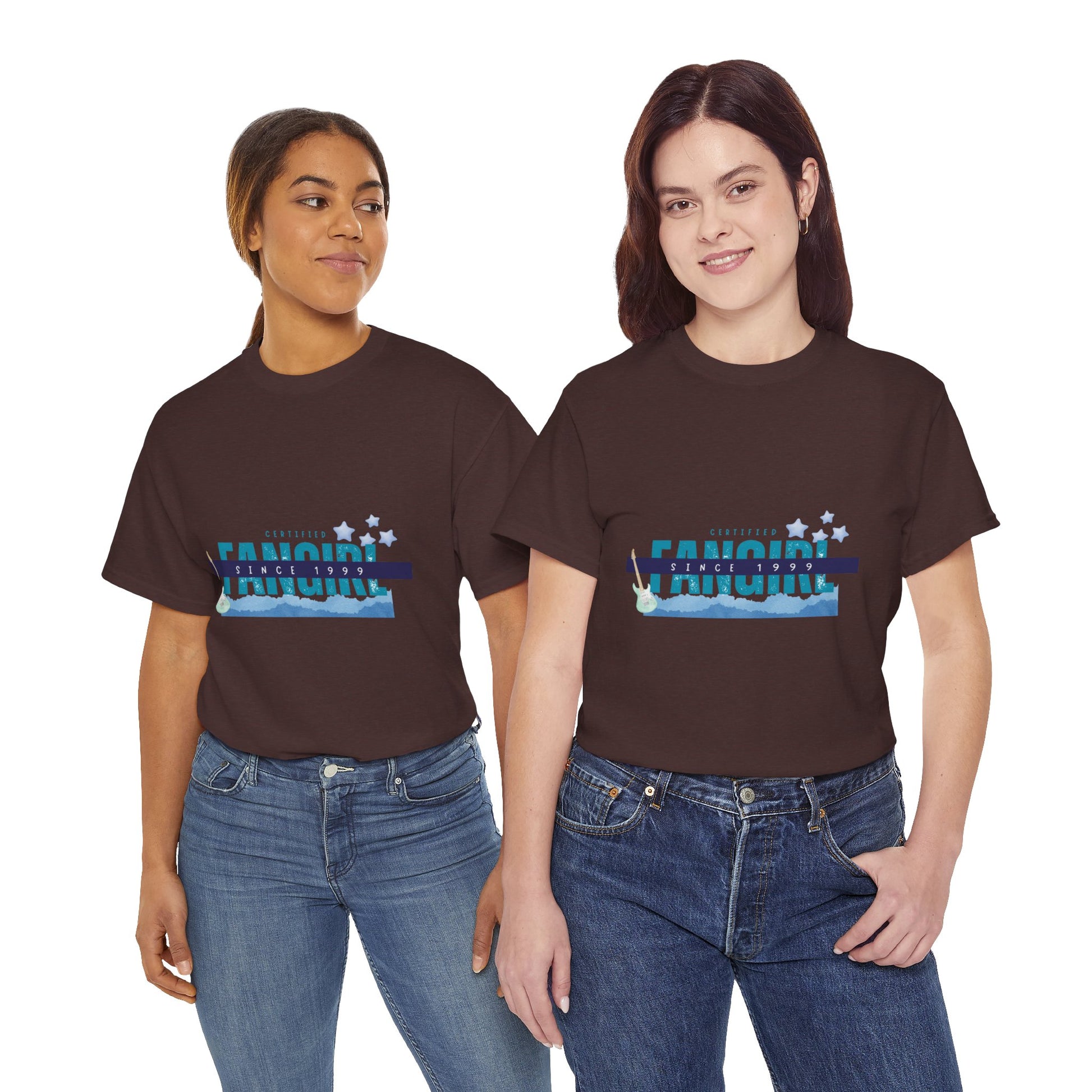 Certified Fangirl Since 1999 – Retro Pop Music Tee, Casual Tee, Graphic T-Shirt, Gift for Fans, Summer Wear, Everyday Comfort - Mixtape Hearts