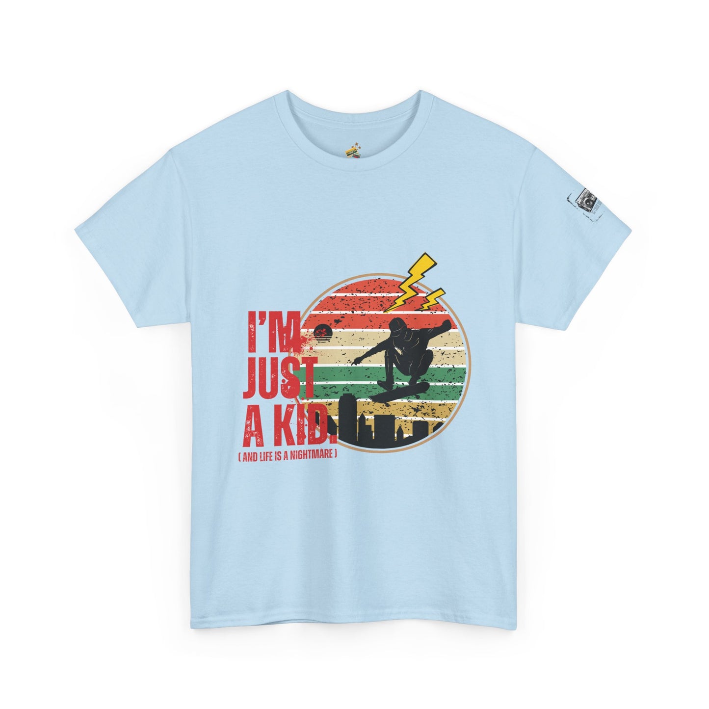 I’m Just a Kid T-Shirt – 2000s Pop Punk Graphic Tee Inspired by Simple Plan, Unisex Cotton T-Shirt, Gift for Young Explorers, Playful Design for All Ages - Mixtape Hearts