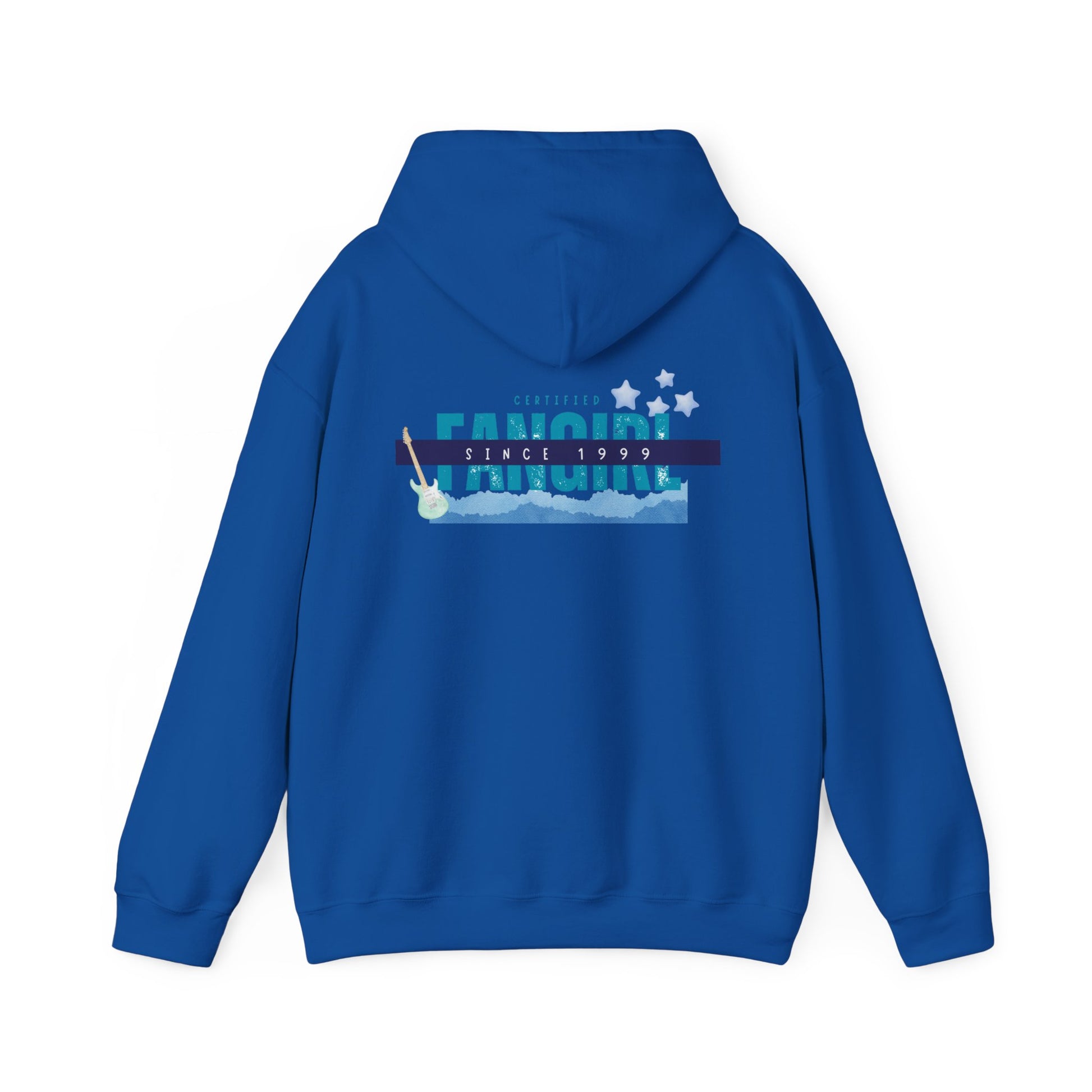 Certified Fangirl Since 1999 – Cozy Retro Hoodie – Stylish Streetwear, Cozy Layering Piece, Unique Graphic Hoodie - Mixtape Hearts