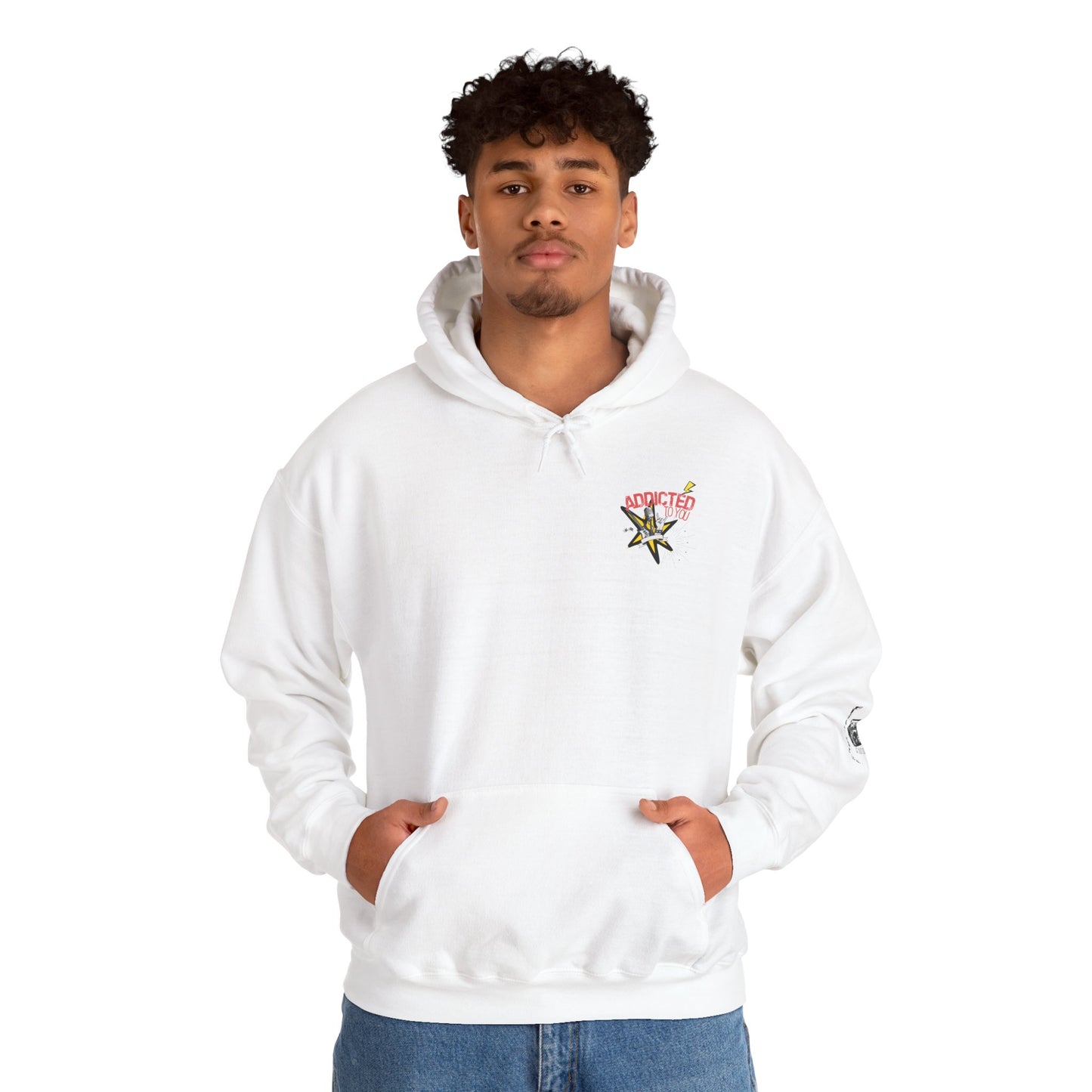 "Addicted to You" – Hoodie for the Lovesick & Lyrical - Addicted to You, Cute Gift for Her, Stylish Streetwear, Cozy Layering Piece, Unique Graphic Hoodie