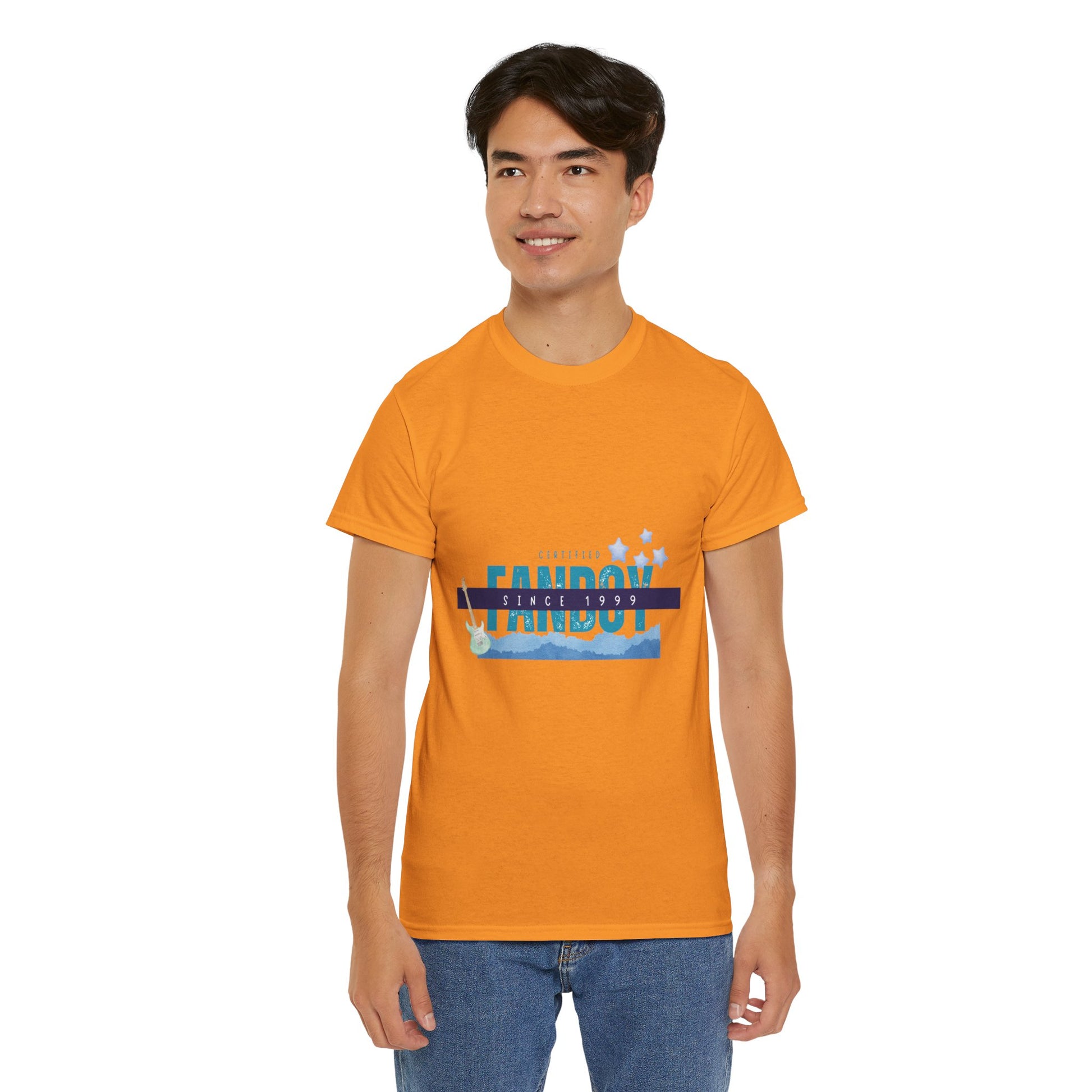 Certified Fanboy Since 1999 – Retro Pop Music Tee, Casual Tee, Graphic T-Shirt, Gift for Fans, Summer Wear, Everyday Comfort - Mixtape Hearts