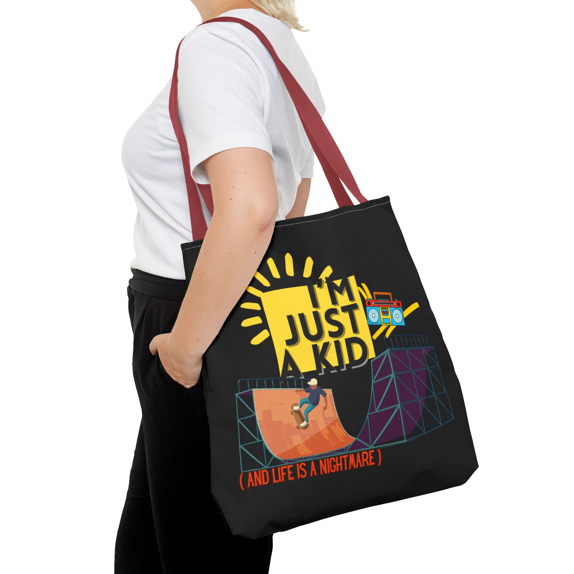 “I’m Just a Kid” Emotional Baggage Tote - Mixtape Hearts