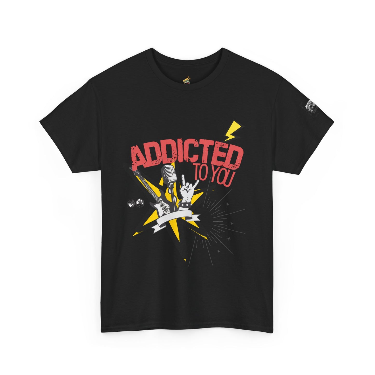 "Addicted to You" – Sad Songs & Soft Cotton Tee | Casual Graphic Tee, Gift for Music Lovers, Trendy Streetwear, Comfortable Everyday Wear, [...] - Mixtape Hearts