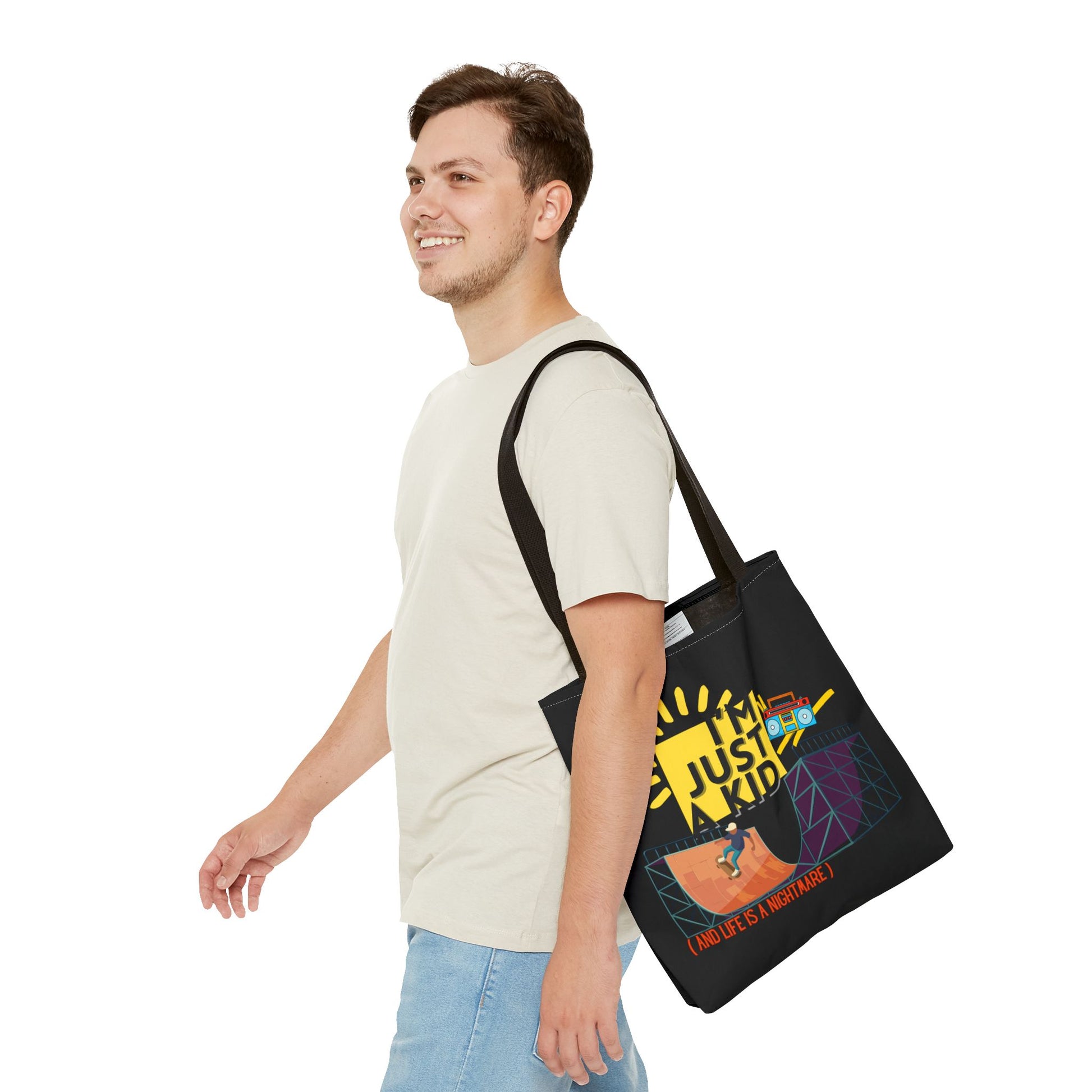 “I’m Just a Kid” Emotional Baggage Tote - Mixtape Hearts