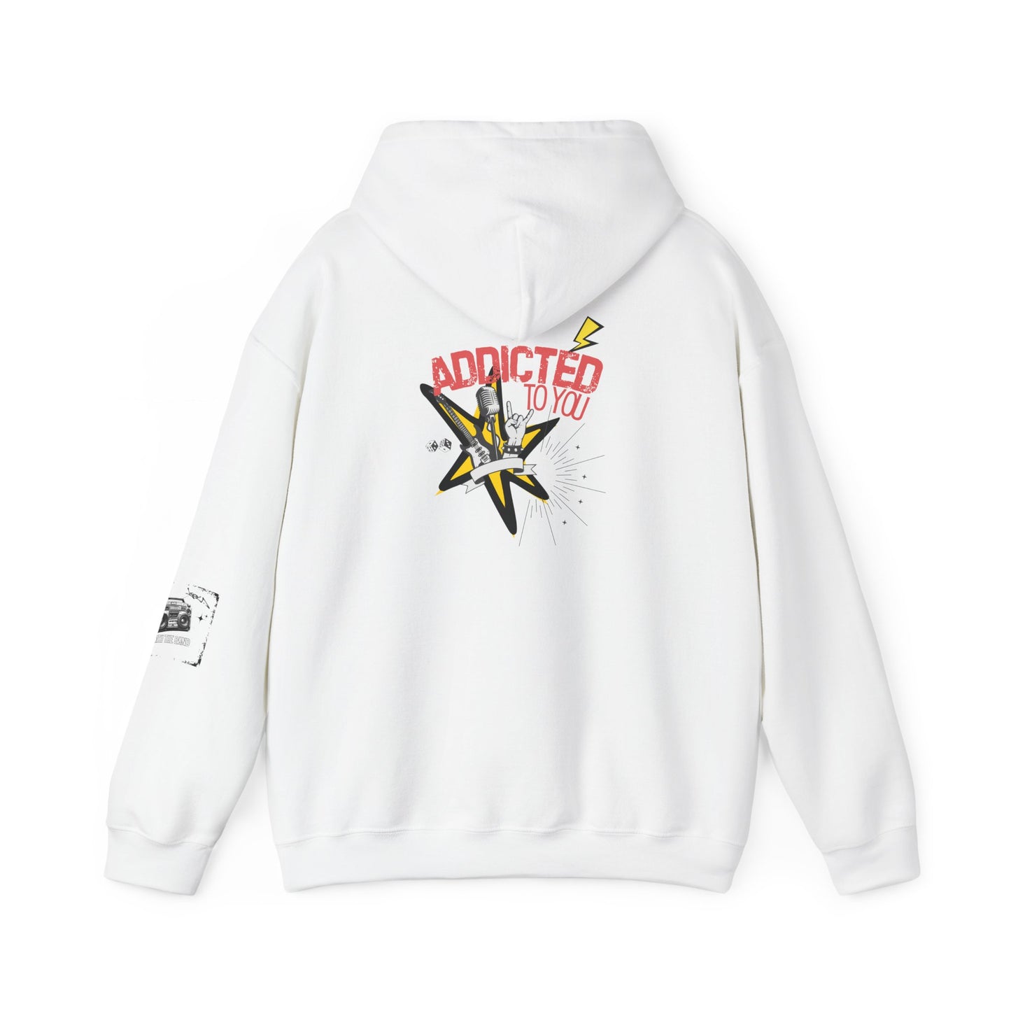 "Addicted to You" – Hoodie for the Lovesick & Lyrical - Addicted to You, Cute Gift for Her, Stylish Streetwear, Cozy Layering Piece, Unique Graphic Hoodie