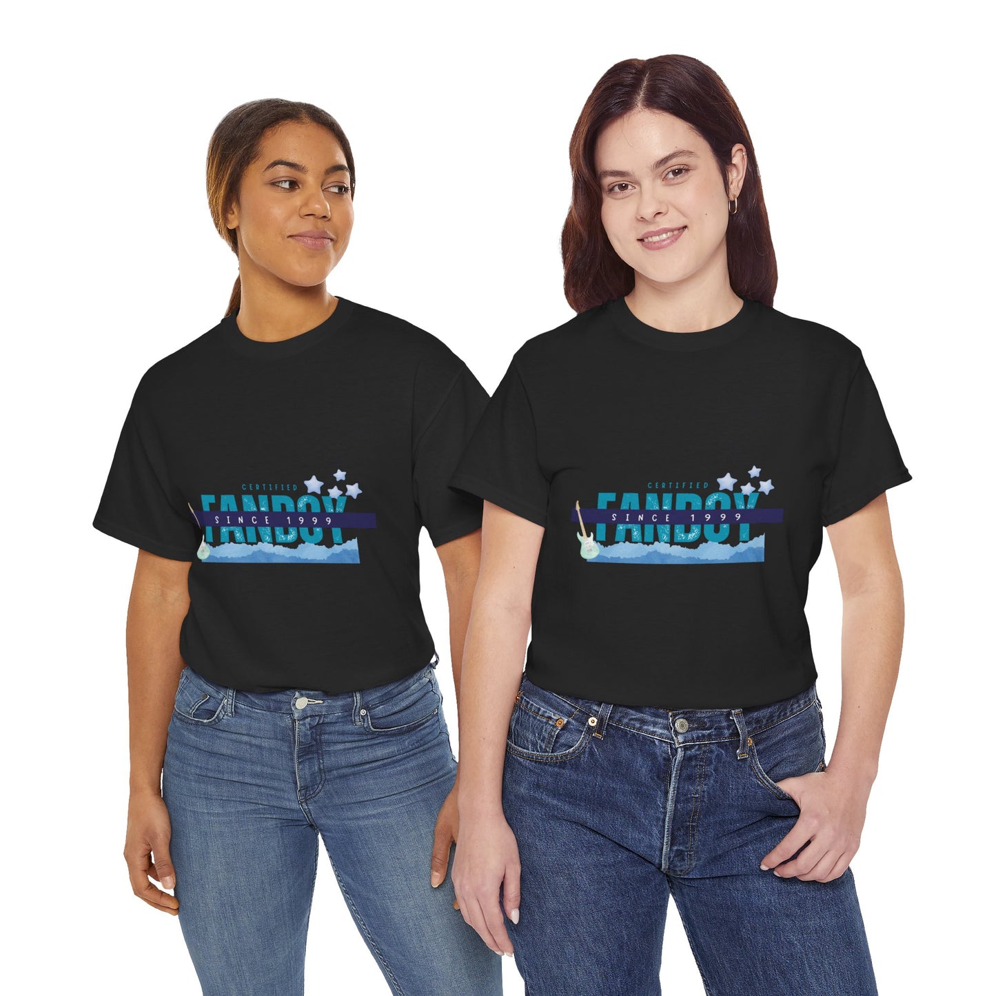 Certified Fanboy Since 1999 – Retro Pop Music Tee, Casual Tee, Graphic T-Shirt, Gift for Fans, Summer Wear, Everyday Comfort - Mixtape Hearts