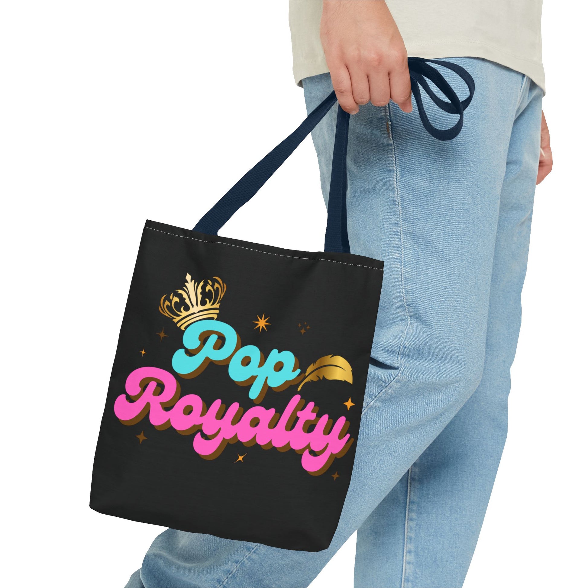 Pop Royalty – Nostalgic Music Tote - Mixtape Hearts