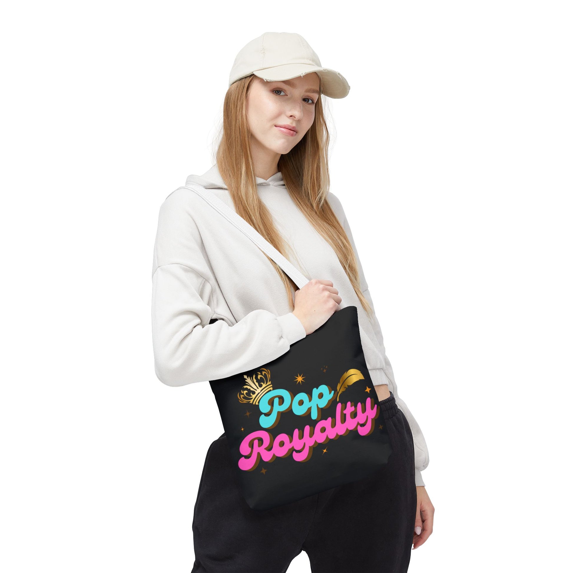 Pop Royalty – Nostalgic Music Tote - Mixtape Hearts