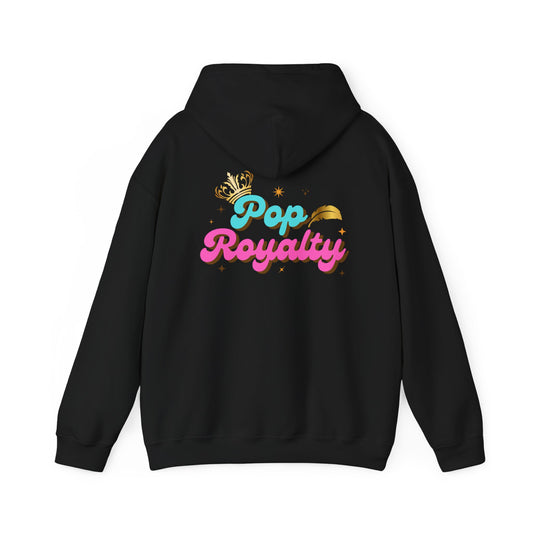 Pop Royalty – Cozy Scene Queen Hoodie– Cozy Emo Hoodie – Cozy Fangirl Hoodie– Vintage Pop Punk Hoodie for Retro Nostalgia Lovers, Gift for Friends, Streetwear Style, Casual Comfort, Unique Birthday Present