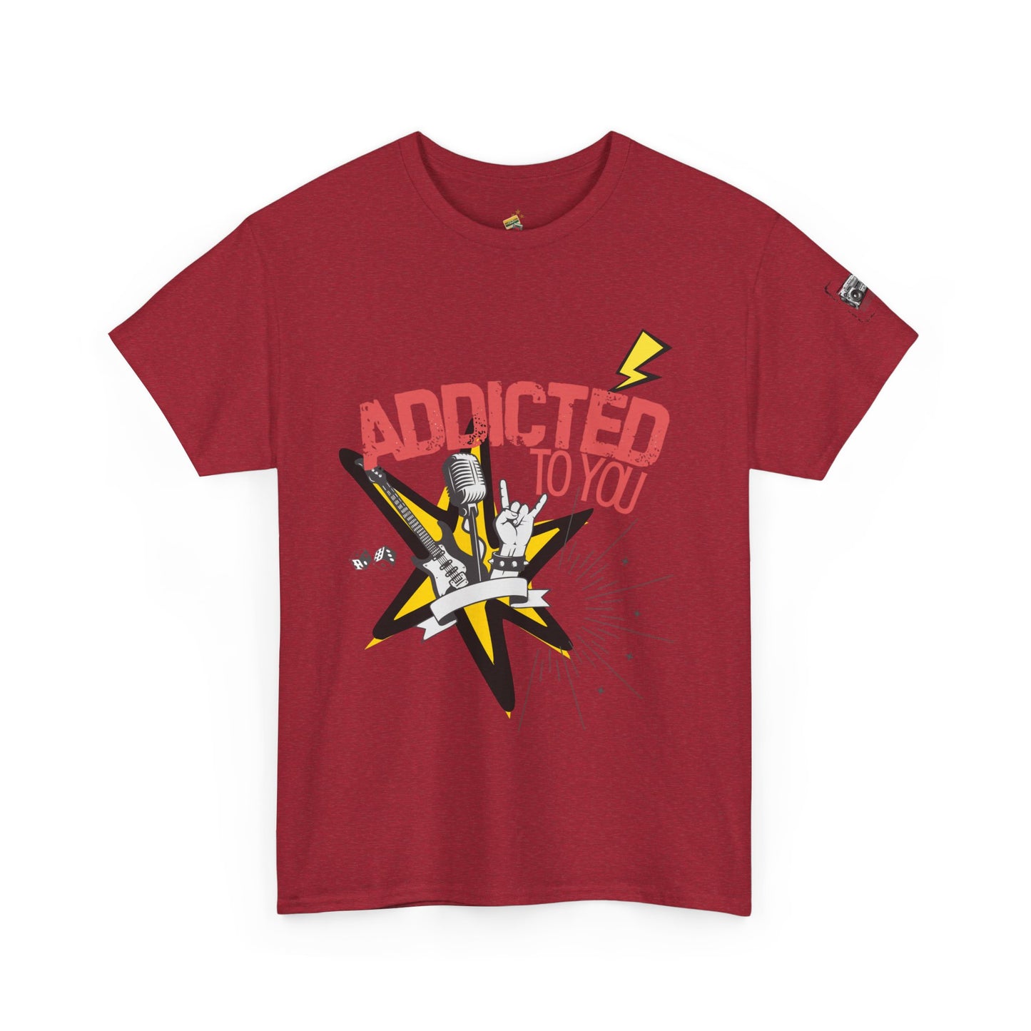 "Addicted to You" – Sad Songs & Soft Cotton Tee | Casual Graphic Tee, Gift for Music Lovers, Trendy Streetwear, Comfortable Everyday Wear, [...] - Mixtape Hearts