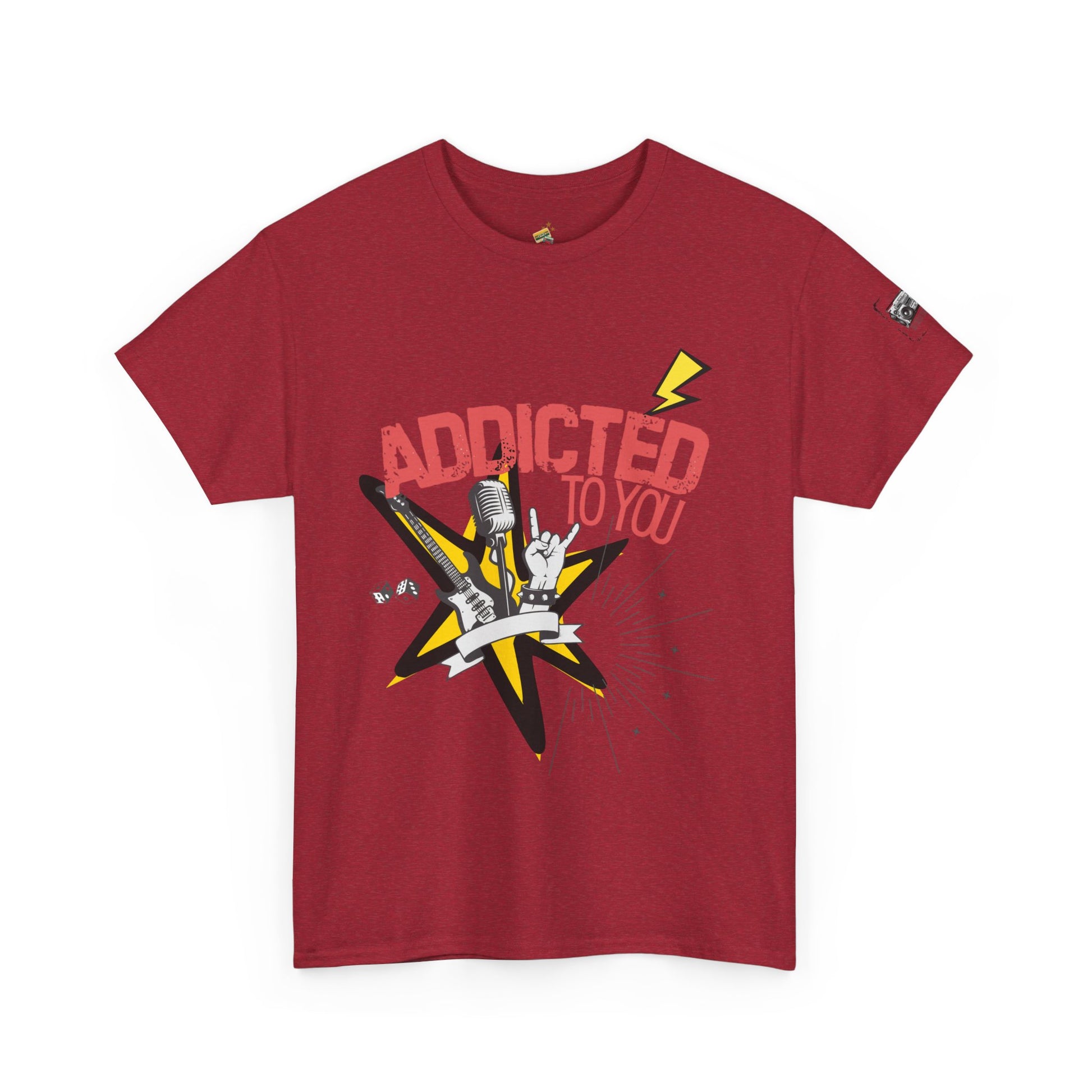 "Addicted to You" – Sad Songs & Soft Cotton Tee | Casual Graphic Tee, Gift for Music Lovers, Trendy Streetwear, Comfortable Everyday Wear, [...] - Mixtape Hearts