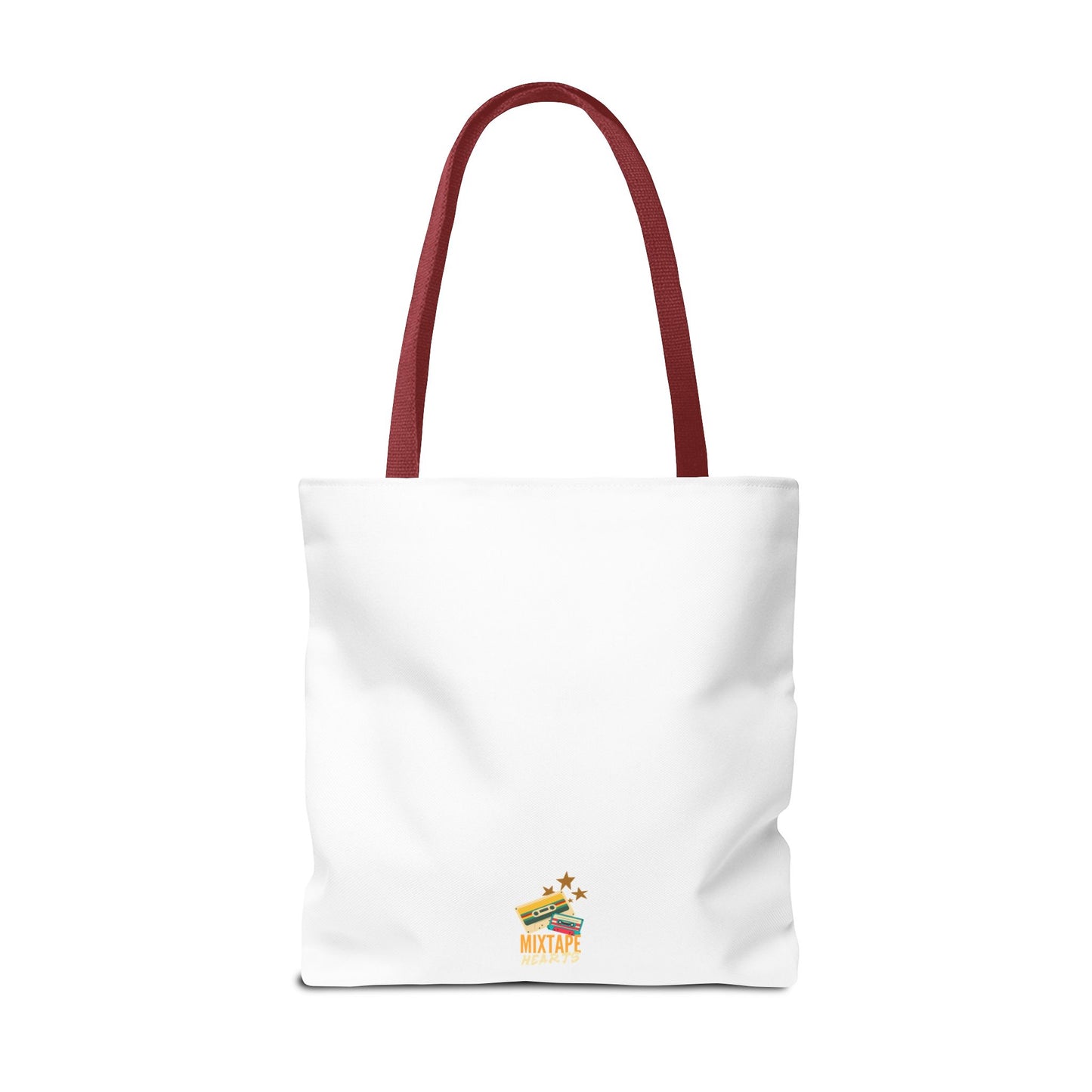"Addicted to You" – Emotional Baggage Carry-All Tote | Pop Art Style, Gift for Music Lovers, Stylish Canvas Bag for Shopping, Fun Everyday Use, Unique [...] - Mixtape Hearts