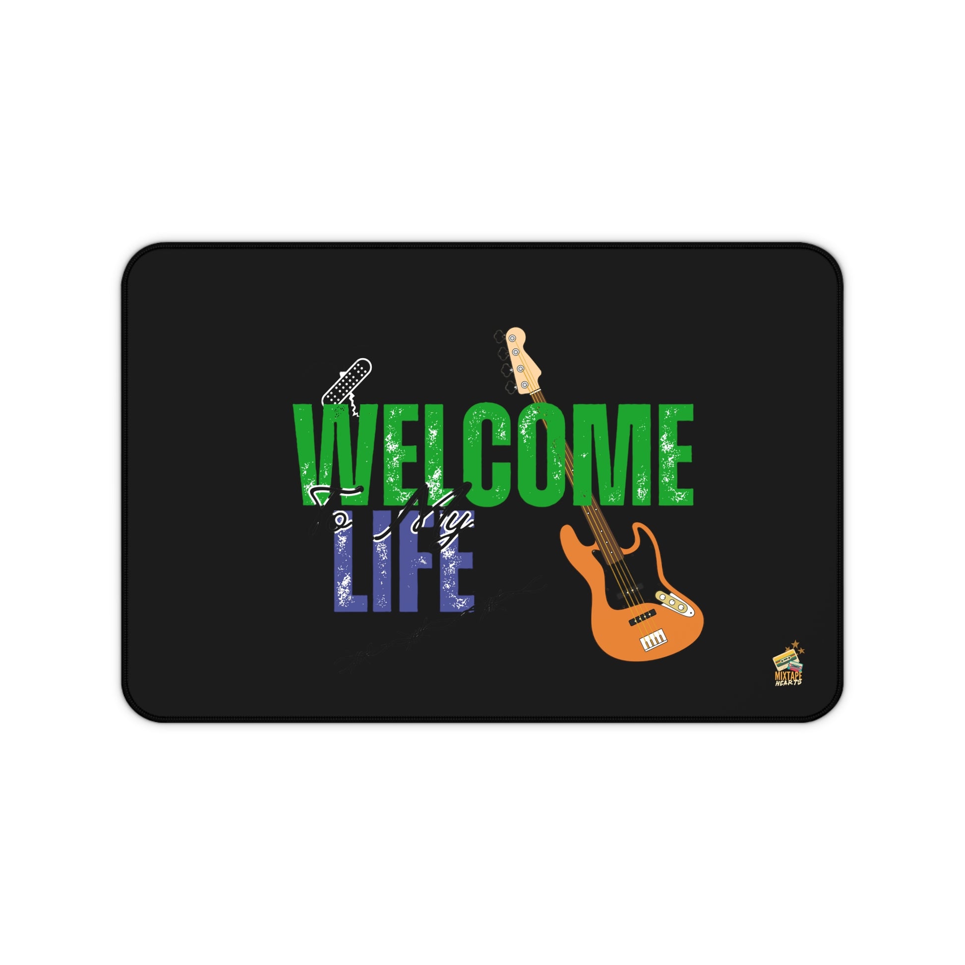 “Welcome to My Life” – Emo Desk Mat for Emotionally Draining Tasks - Mixtape Hearts