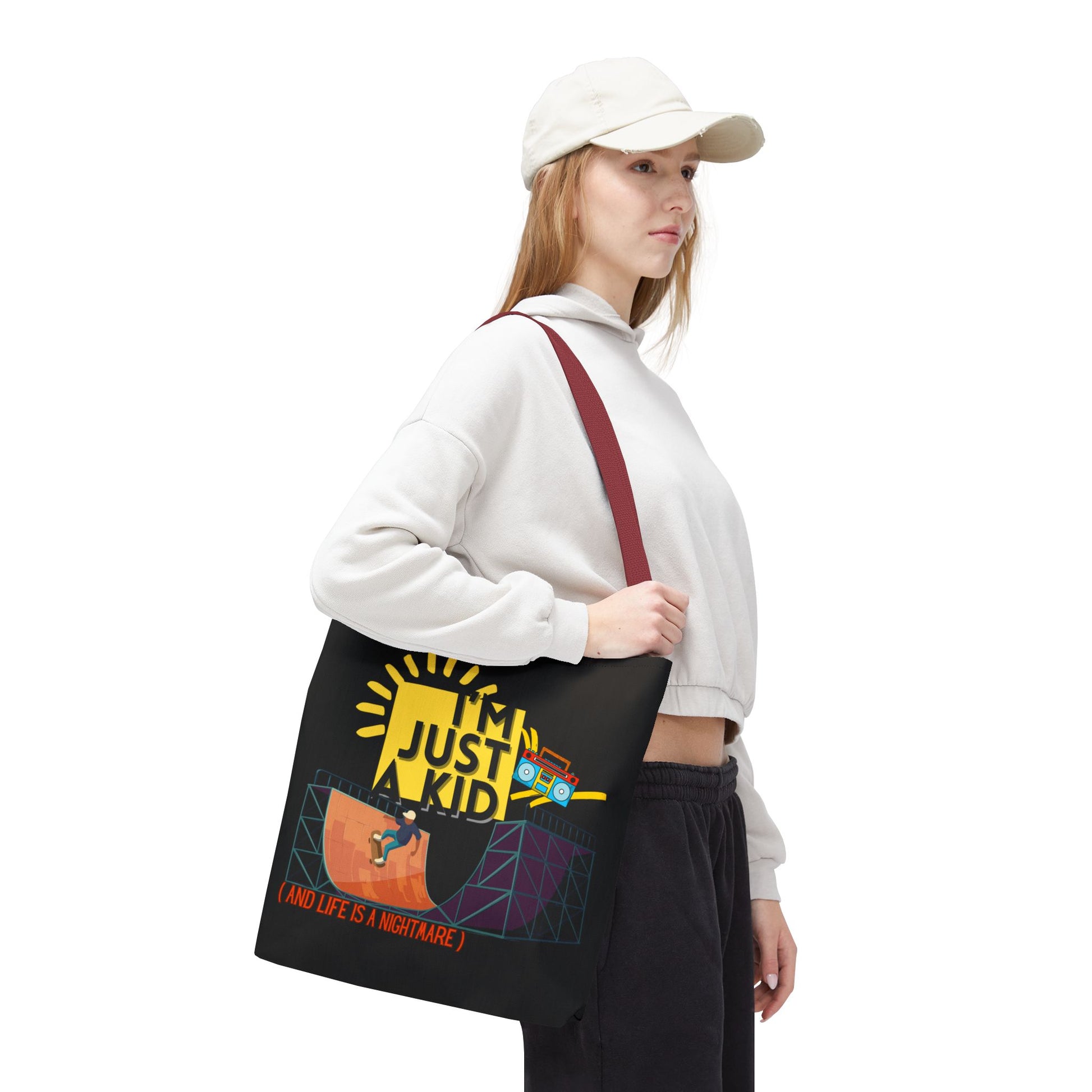 “I’m Just a Kid” Emotional Baggage Tote - Mixtape Hearts