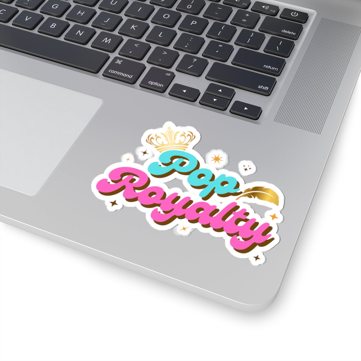 Pop Royalty – Kiss-Cut Sticker– Y2K Attitude Sticker– Emo Pop Nostalgia Sticker– Retro 90s Music Sticker, Retro Music Stickers, Laptop Decor, Gift for Music Lovers, Trendy Stickers, Fun Gift Ideas - Mixtape Hearts