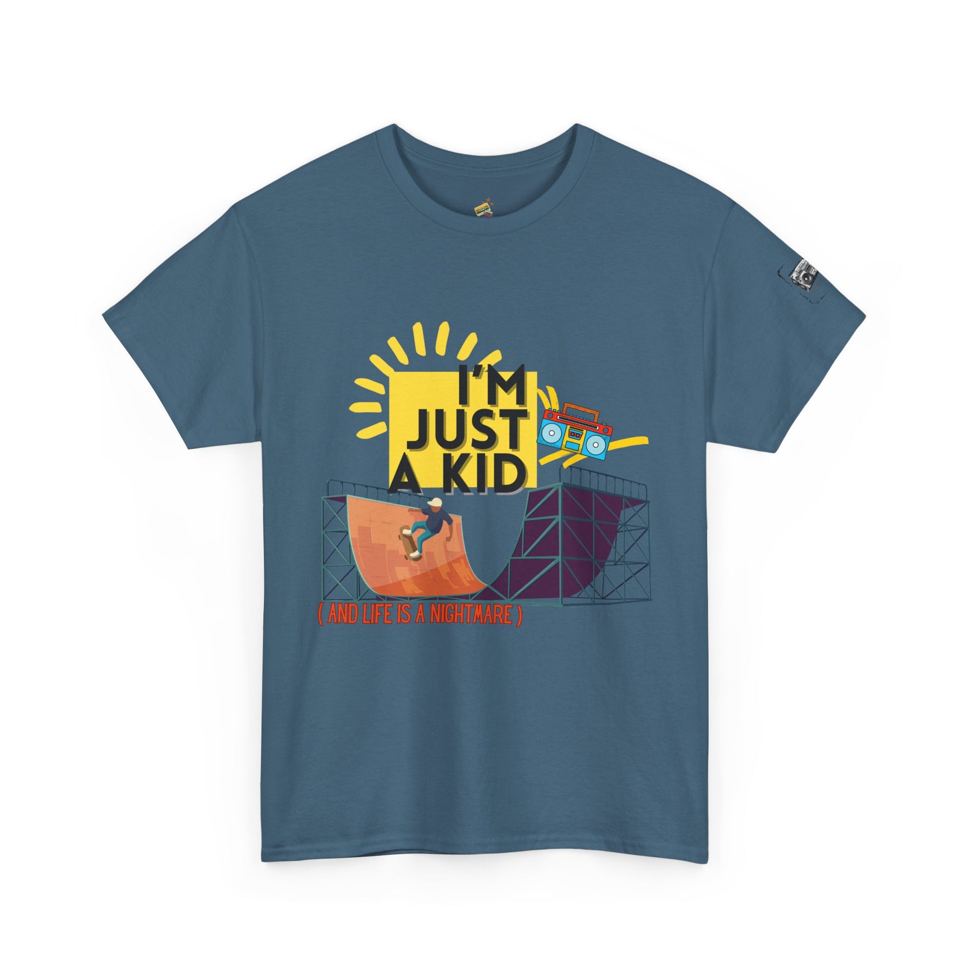 “I’m Just a Kid” – 90s Pop Punk Throwback Tee - Perfect for Concerts, Parties, Casual Wear, Outdoor Activities, Gifts - Mixtape Hearts