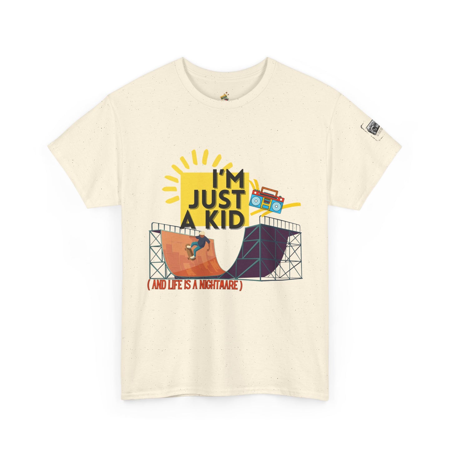 “I’m Just a Kid” – 90s Pop Punk Throwback Tee - Perfect for Concerts, Parties, Casual Wear, Outdoor Activities, Gifts - Mixtape Hearts