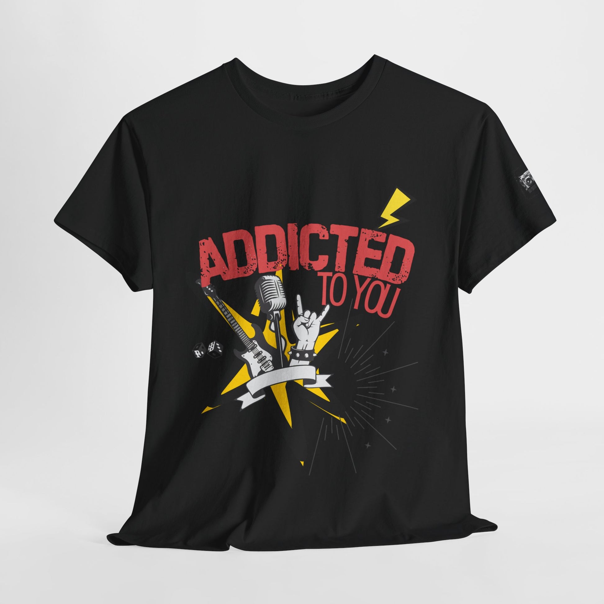 "Addicted to You" – Sad Songs & Soft Cotton Tee | Casual Graphic Tee, Gift for Music Lovers, Trendy Streetwear, Comfortable Everyday Wear, [...] - Mixtape Hearts