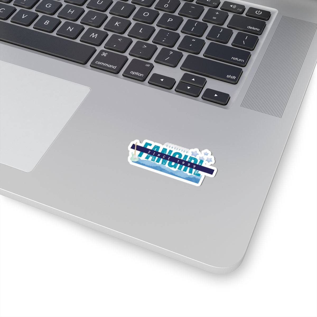 Certified Fangirl Since 1999 – Vinyl Kiss-Cut Sticker, Cute Stickers for Music Lovers, Sticker for Laptops, Fun Gifts for Fans, Customizable Decor - Mixtape Hearts