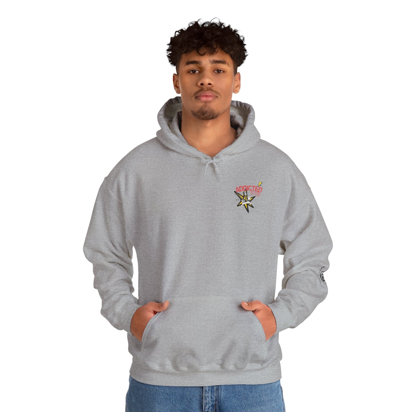 "Addicted to You" – Hoodie for the Lovesick & Lyrical - Addicted to You, Cute Gift for Her, Stylish Streetwear, Cozy Layering Piece, Unique Graphic Hoodie