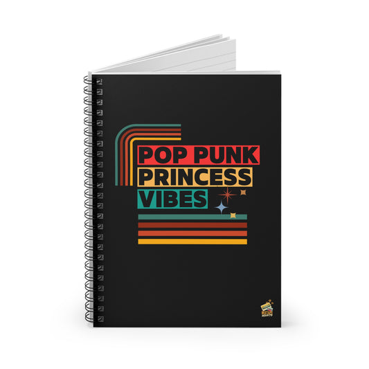 Pop Punk Princess Vibes – Sad Bops Journal– Funny Fan Journal– Nostalgia-Inspired Journal - Cute Stationery, Journal for Fans, Gift for Creatives, School Supplies, Writing Journal
