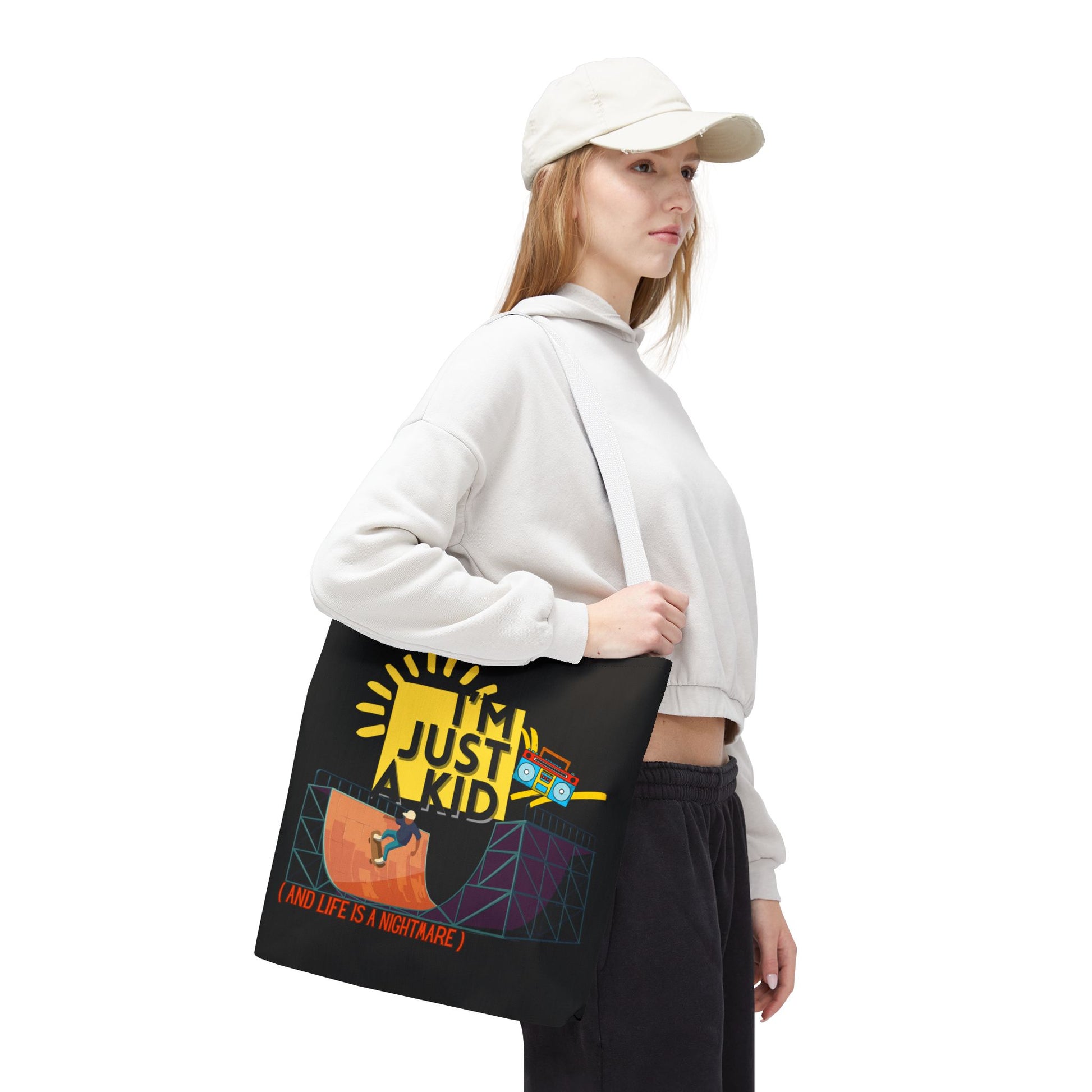 “I’m Just a Kid” Emotional Baggage Tote - Mixtape Hearts